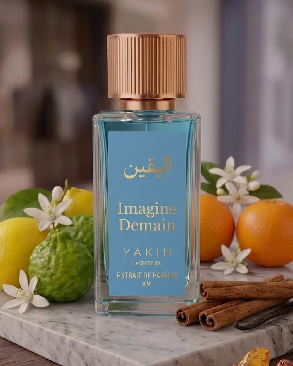 Flacon YAKIN Imagine Demain – extrait de parfum 50 ml, Insp by Imagination