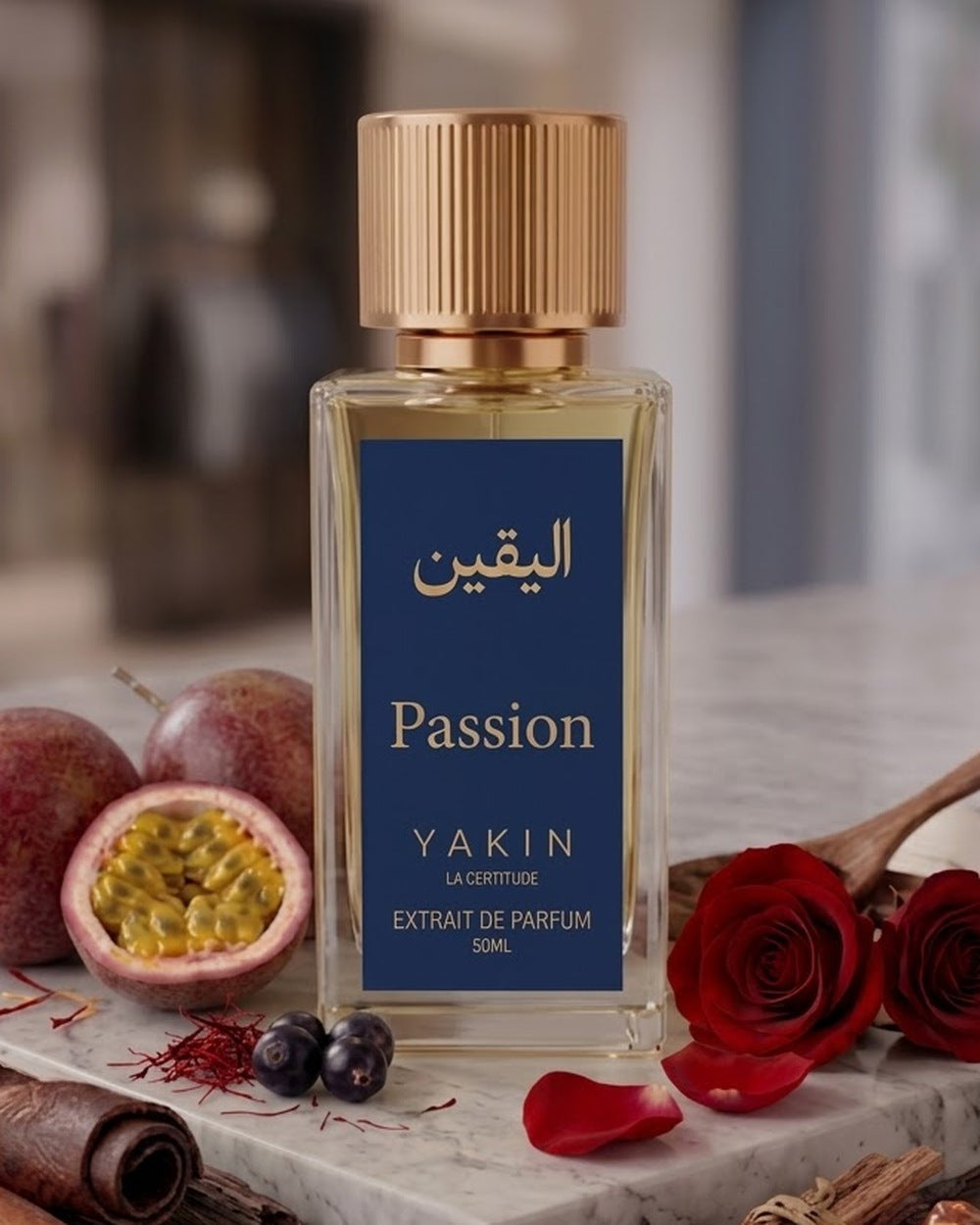 Flacon YAKIN Passion – extrait de parfum 50 ml, Insp by Oud Maracujá